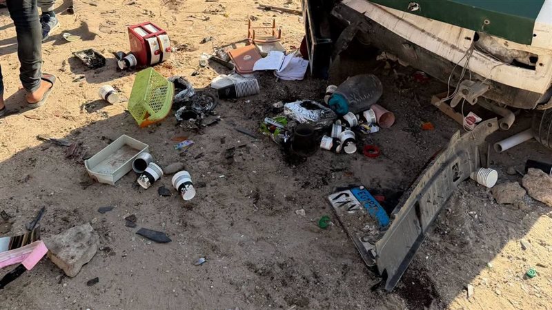 موقع حادث هدير بائعة