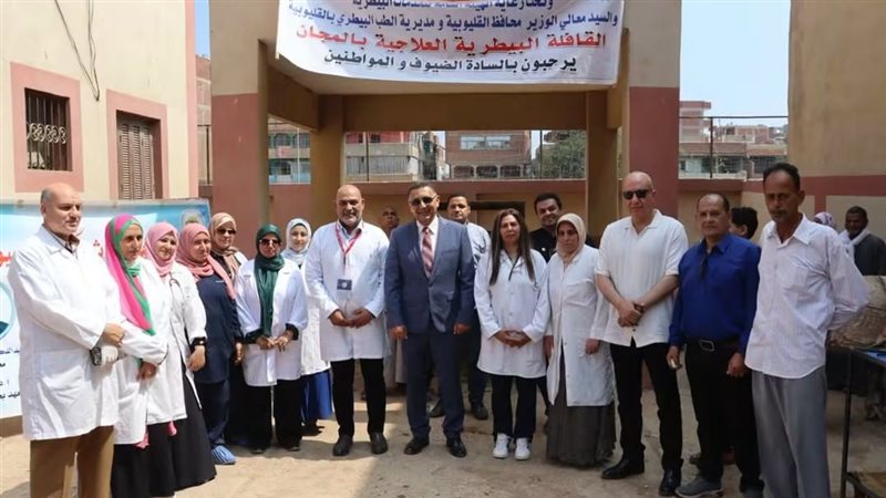 محافظ القليوبية خلال