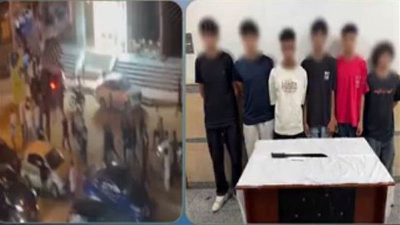 ضبط 6 طلاب بعد مشاجرة