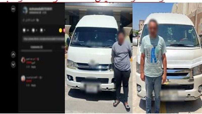 ضبط قائدَي سيارتين
