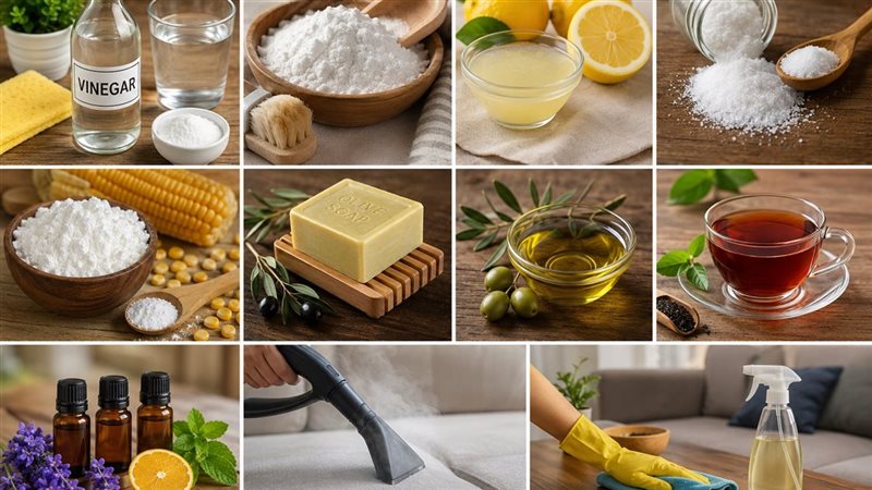 مواد من مطبخك لتنظيف
