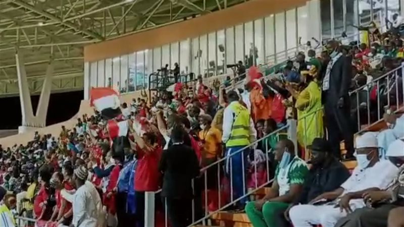 فرحة الجماهير بهدف