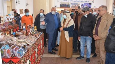 محافظ الوادي الجديد يستقبل وفد الهيئة العربية للاستثمار والإنماء الزراعي