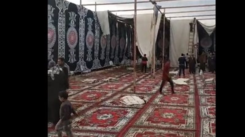 سرادق عزاء ضحايا