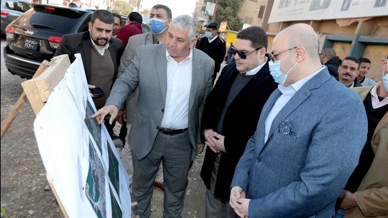 محافظ بني سويف خلال