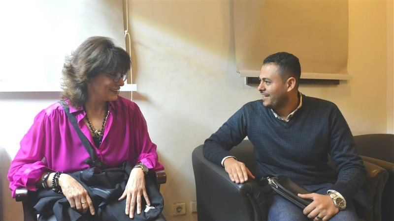 جانب من حوار الفنانة