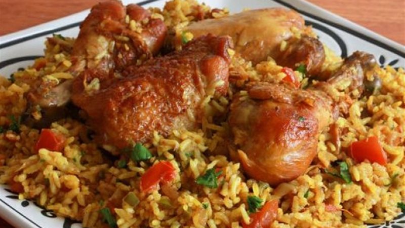 الكبسة بالفراخ