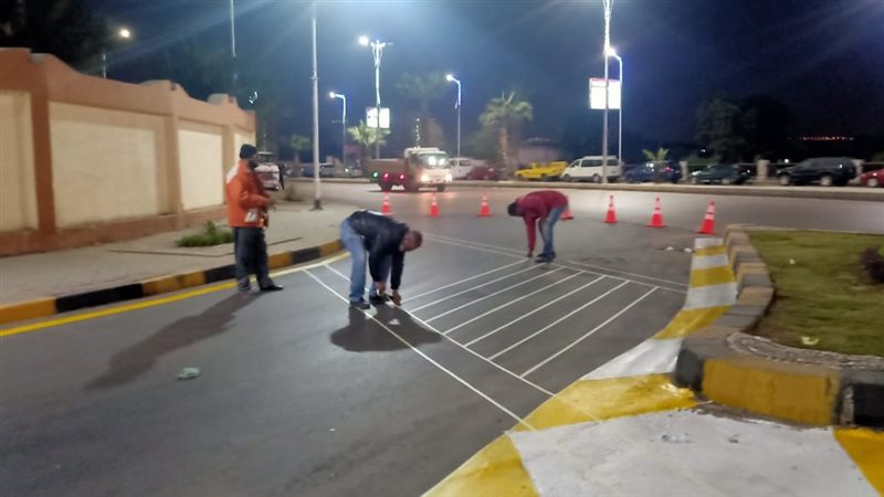 بدء غلق شارع الجيزة