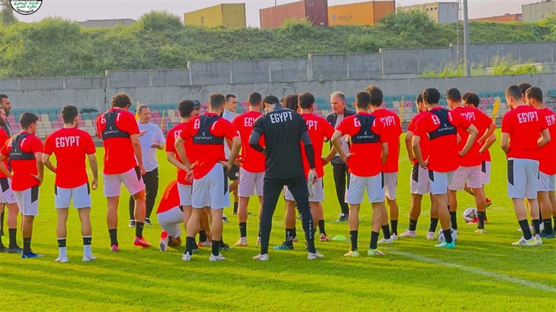 مران منتخب مصر استعدادا