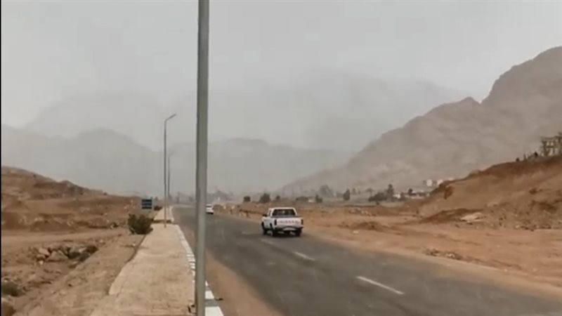 بدء تساقط الثلوج