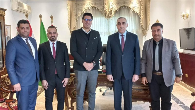 وفد جامعة المنصورة