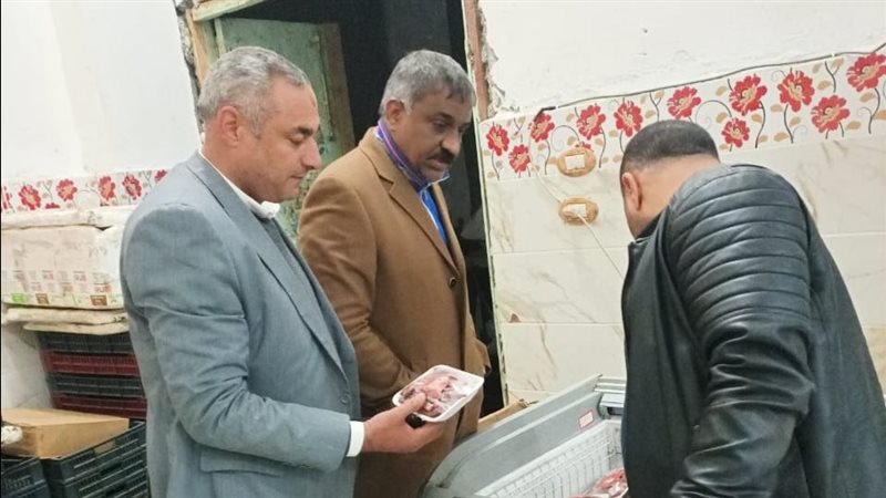 ضبط مصنع للحوم المجمدة
