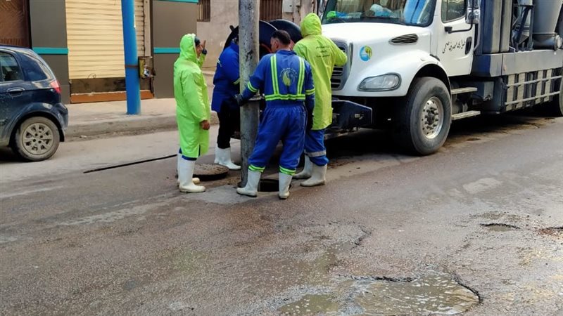 رفع تراكمات مياة
