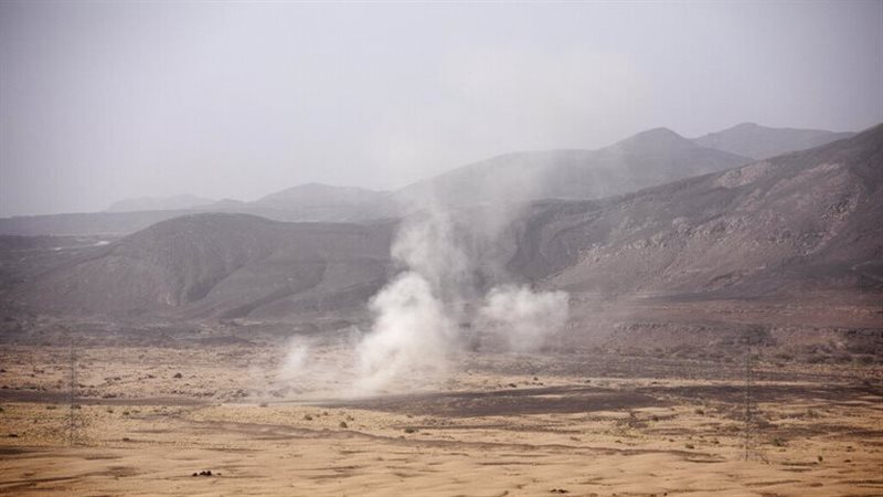 موقع تدمير منصة صواريخ