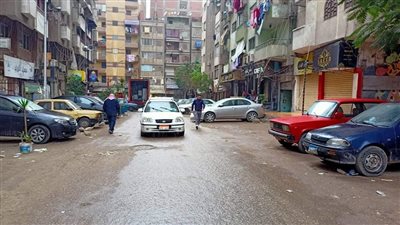 سقوط أمطار وانخفاض درجات الحرارة بالقاهرة | فيديو وصور
