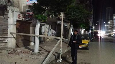 انهيار أجزاء من عقارين بحي المنتزه أول في الإسكندرية