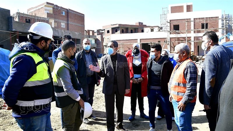 محافظ الغربية يتفقد