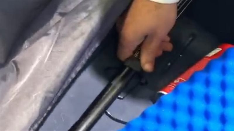 المضبوطات بحوزة رجال