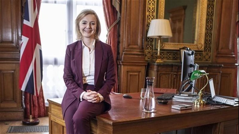 وزيرة الخارجية البريطانية،