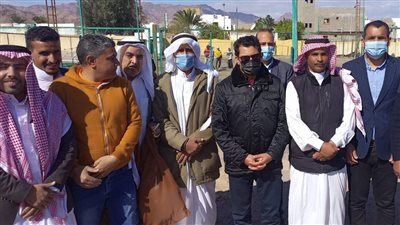 أشرف صبحي يتفقد مركزي شباب دهب والعصلة بمحافظة جنوب سيناء