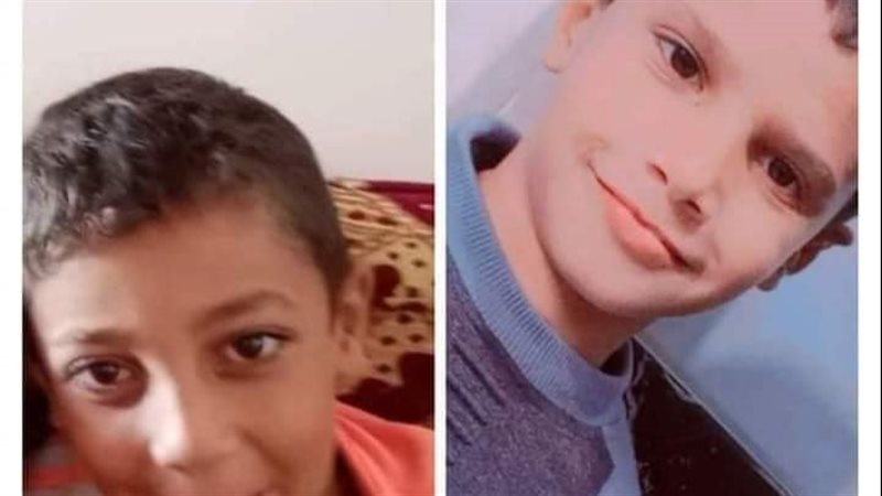صورة الطفلين الغرقا