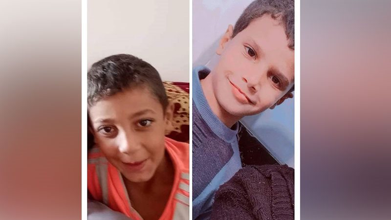العثور على طفلين
