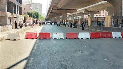 غلق شارع الهرم جزئيا بسبب أعمال إنشاء محطة مترو المطبعة