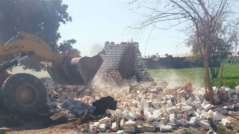حملة إزالة بأسيوط