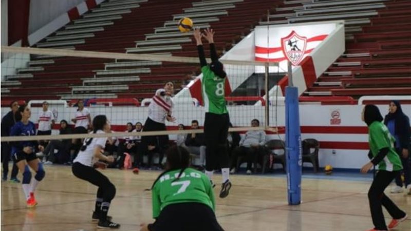 سيدات طائرة الزمالك