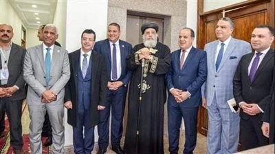 كاتدرائية البشارة تستقبل نواب الحرية المصري