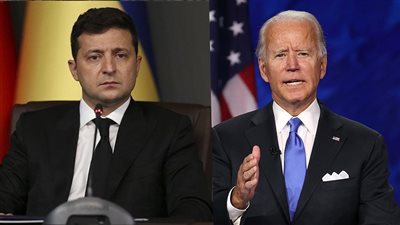 بايدن يهاجم رئيس أوكرانيا: إزاي يغادر بلاده وهي معرضة للغزو 