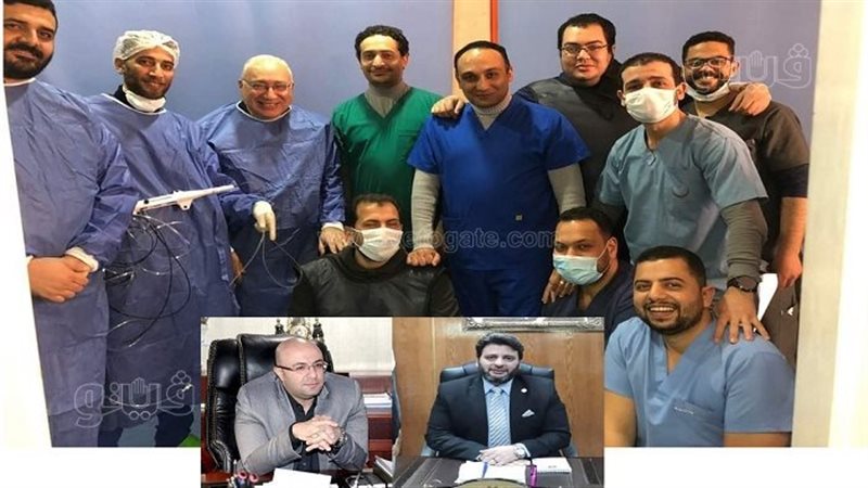 الفريق الطبي بمستشفى