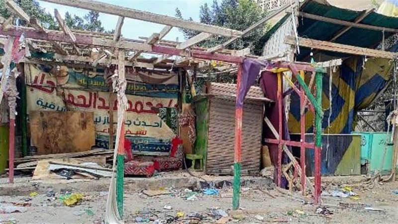 إزالة عشة سكنية مخالفة