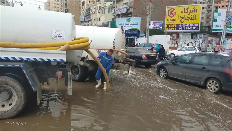 شفط مياه الأمطار