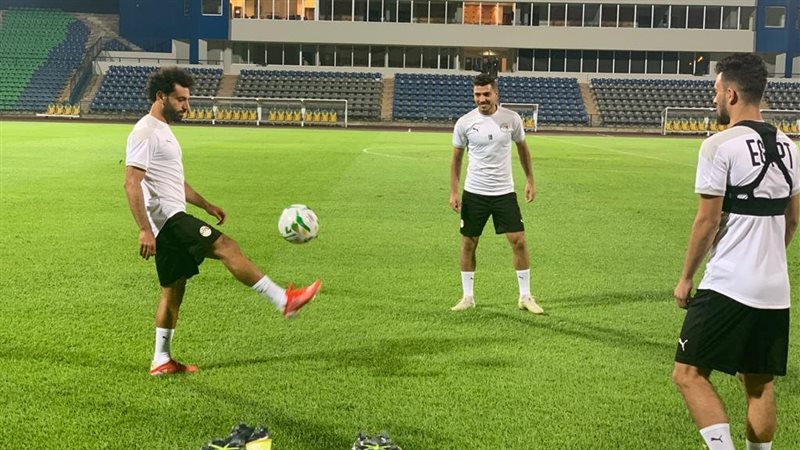 محمد صلاح في تدريبات