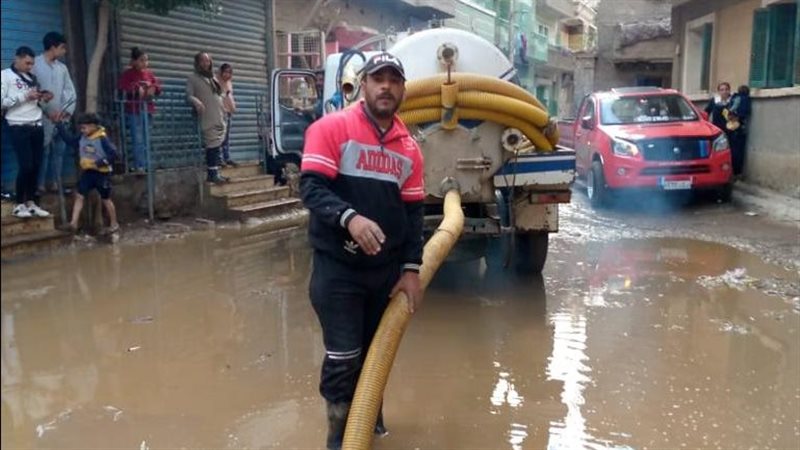رفع مياه الأمطار