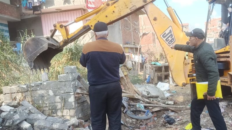 إزالة 6 مبان مخالفة