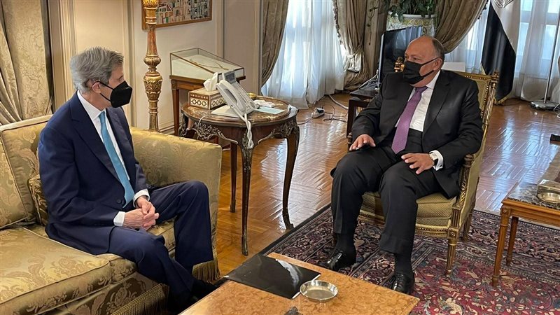 سامح شكري وجون كيري