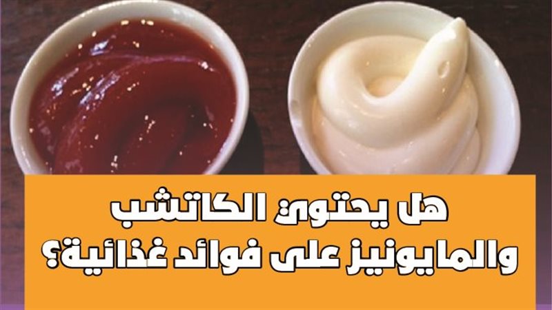 الكاتشب والمايونيز