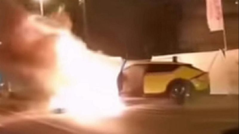 انفجار كيا EV6