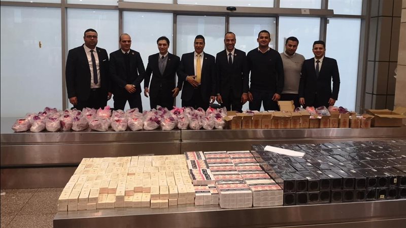 المضبوطات بحوزة رجال