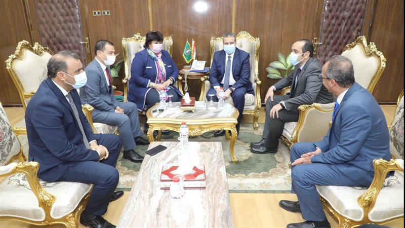  محافظ المنوفية يستقبل