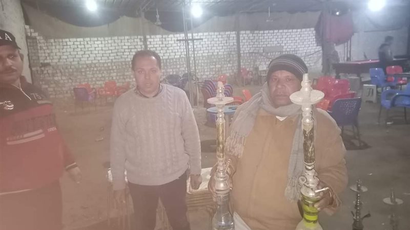ضبط شيش في حملة اشغالات
