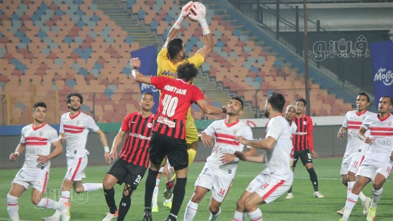 من مباراة الزمالك