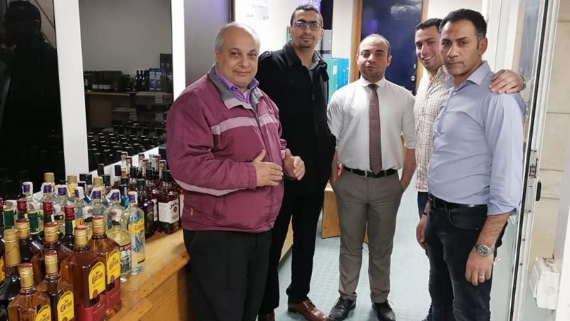 المضبوطات بحوزت رجال