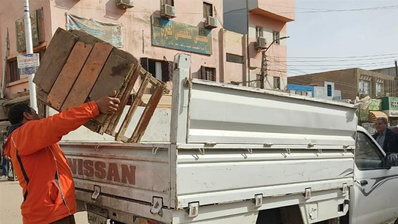 حملة اشغالات بإهناسيا