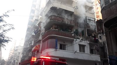 السيطرة على حريق شقة سكنية بالإسكندرية دون خسائر | صور 