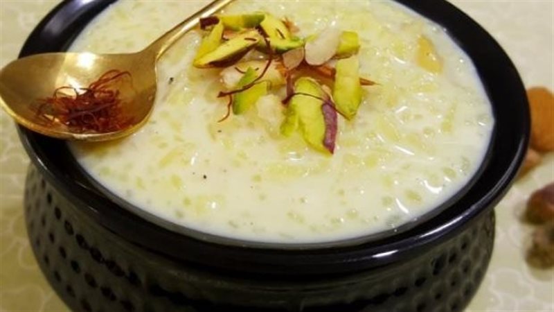 طريقة الرز بلبن