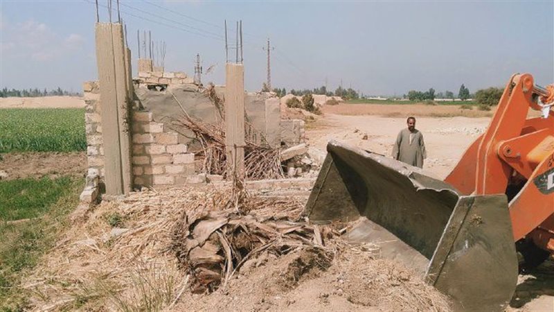 حملة إزالة بأسيوط