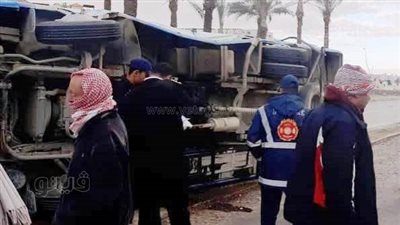 أسماء الـ18 مصابا بحادث انقلاب أتوبيس بالساحل الشمالي